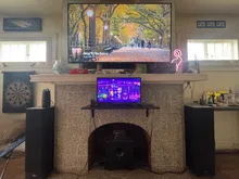 Dual Screen Living Room Entertainment System